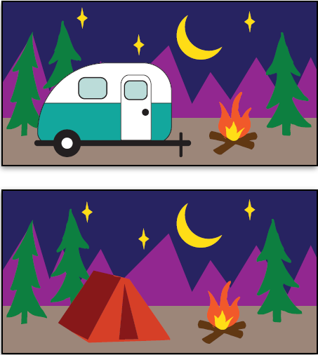 Calico Gals - Under the Stars Pattern