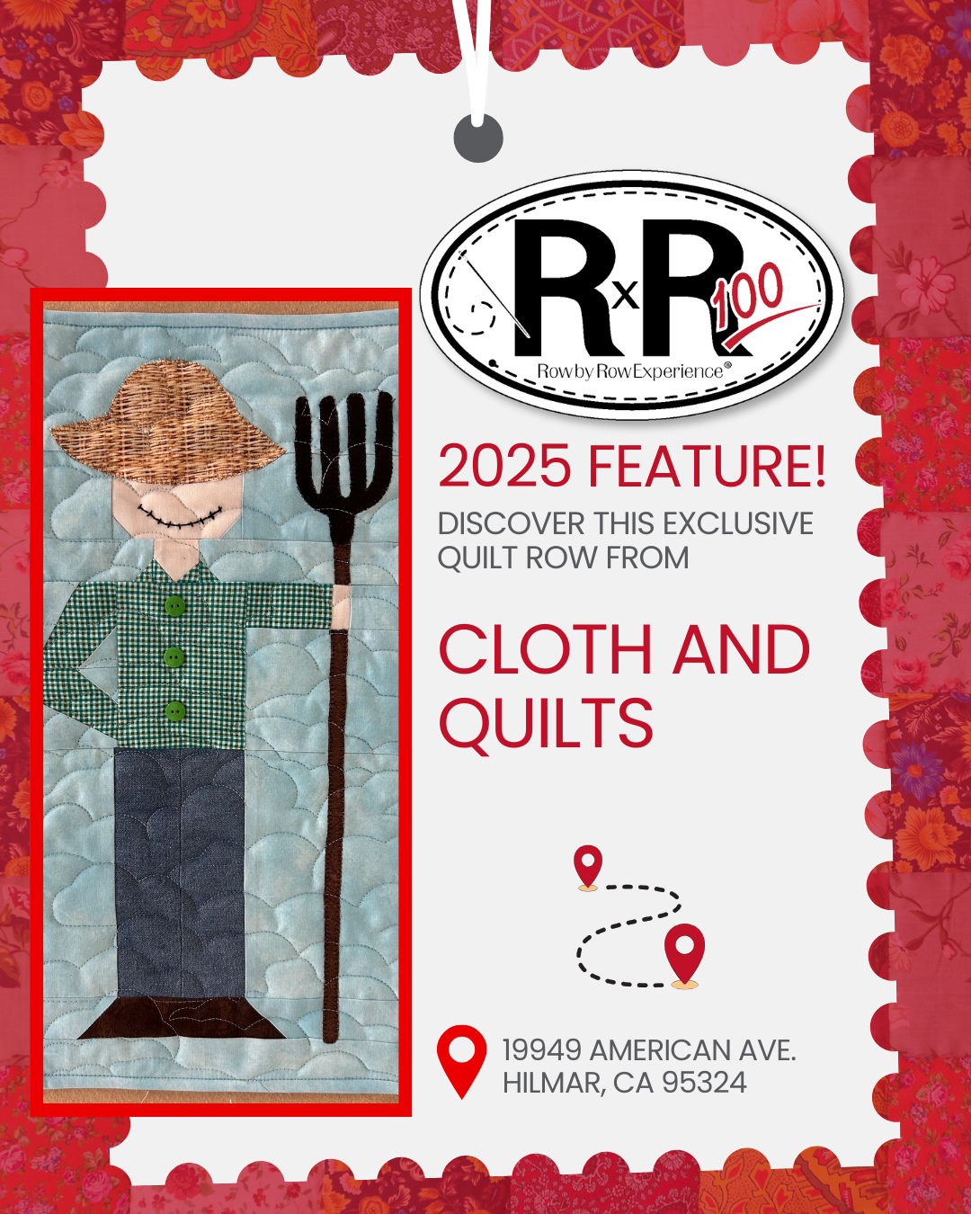 Cloth & Quilters - Farmer Pattern