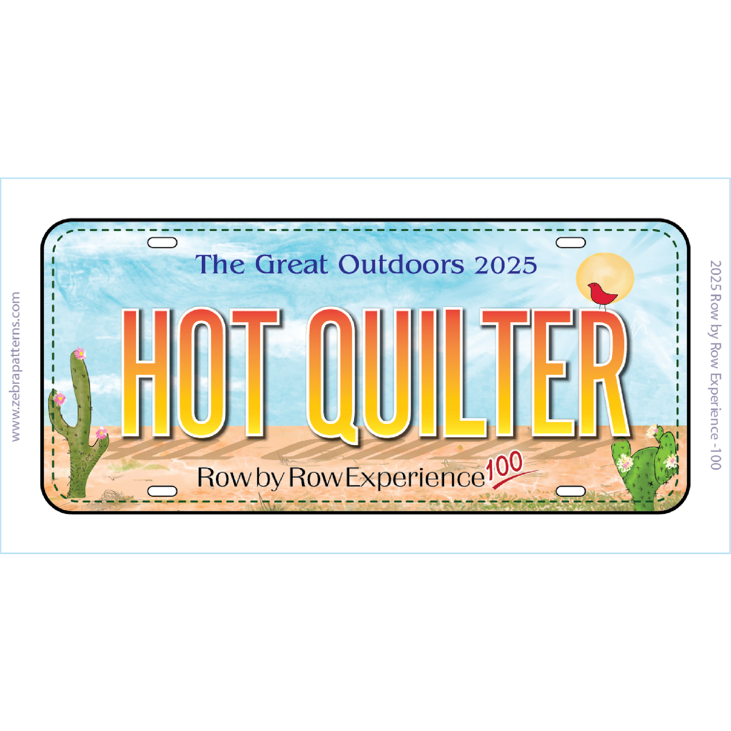 HOT QUILTER FabricPlate 2025 Row by Row Experience
