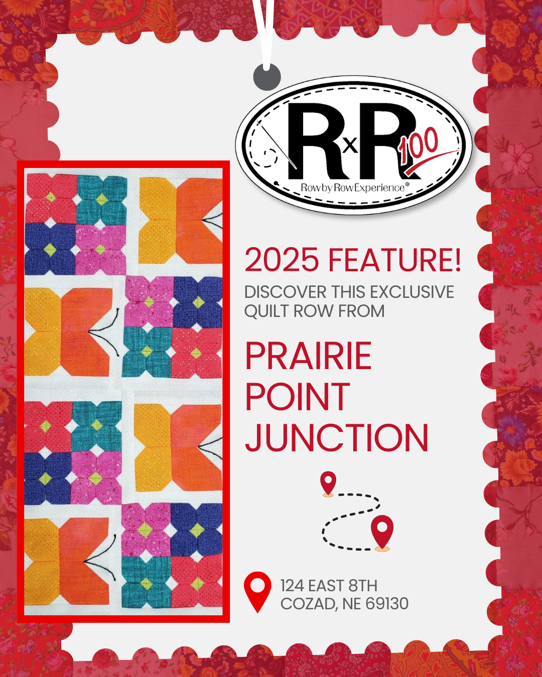 Prairie Point Junction - Butterfly Garden Pattern