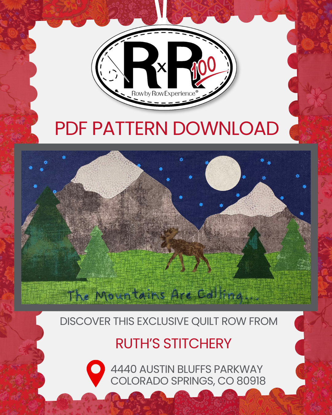 Ruth's Stitchery - The Mountains Are Calling