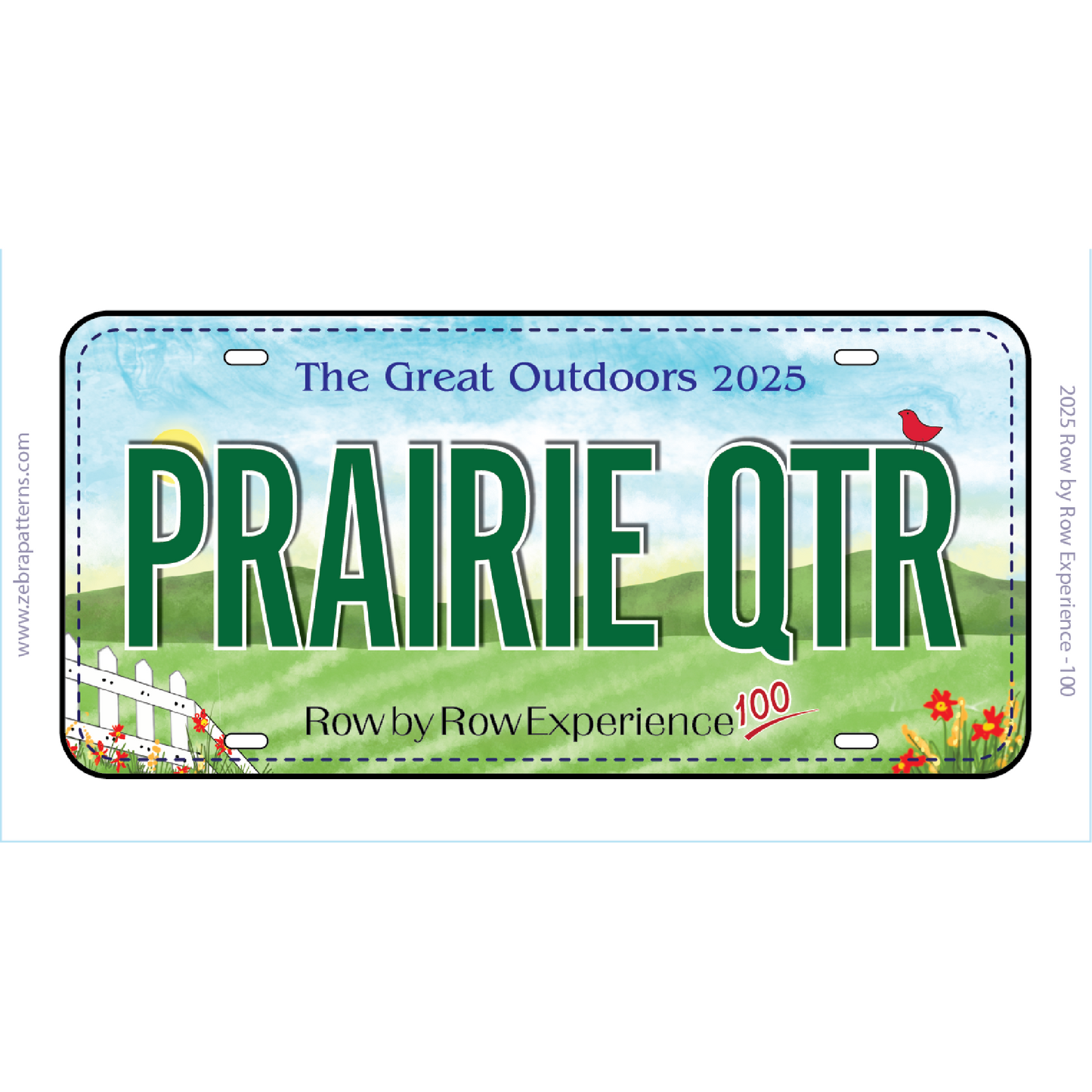 PRAIRIE QTR FabricPlate 2025 Row by Row Experience