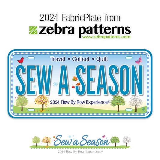 Row by Row 2024 Sew a Season FabricPlate™