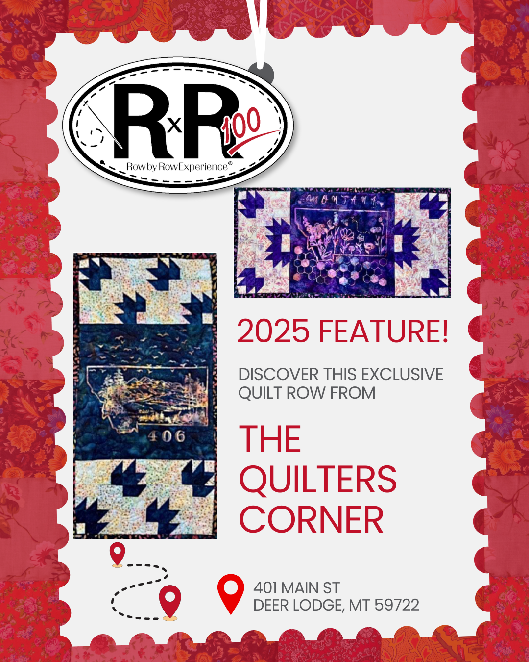 The Quilters Corner - Tracks in the Great Outdoors of Montana